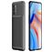 Mobigear Racing OPPO Reno 4 Hülle Flexibles TPU Backcover - Schwarz