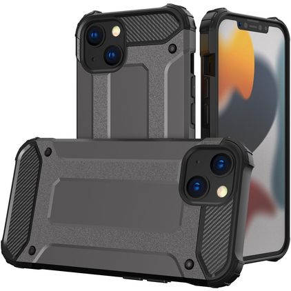 Mobigear Outdoor iPhone 16 Pro Hülle Hardcase Backcover Stoßfest - Grau