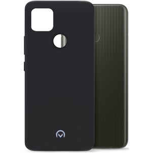 Mobilize Rubber Gelly Realme C25Y Hülle Flexibles TPU Backcover - Matt Black