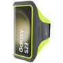 Mobiparts Comfort Fit Handyhalterung Joggen Samsung Galaxy S23 Sporthülle Neopren Sportarmband - Neon Green