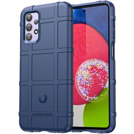 Mobigear Rugged Shield Samsung Galaxy M23 Hülle Flexibles TPU Backcover Stoßfest - Blau