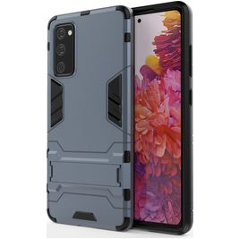 Mobigear Armor Stand Samsung Galaxy S20 FE Hülle Hardcase Backcover Stoßfest mit Ständer - Blau Mobigear Armor Stand Samsung Galaxy S20 FE Hülle Hardcase Backcover Stoßfest mit Ständer - Blau