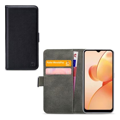 Mobilize Classic Gelly Wallet Realme C31 Klapphülle Portemonnaie - Schwarz