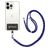 Mobigear Lanyard Verstellbare Universal-Handykette - Weiß / Rot / Marineblau