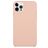 Mobigear Rubber Touch iPhone 15 Pro Silikon Hülle Backcover - Pastellrosa