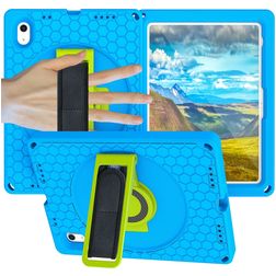 Mobigear Ruggedized iPad 11 (2025) Hülle EVA Schaum Backcover + Ständer - Blau