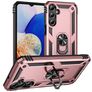 Mobigear Armor ring Samsung Galaxy A16 Hülle Hardcase Backcover Stoßfest mit Ringhalter - Roségold