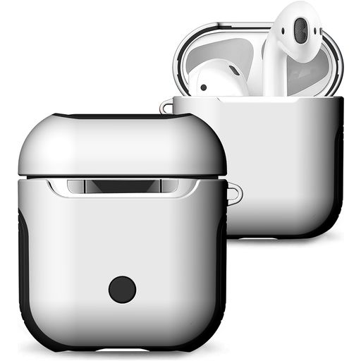 Mobigear Frosted Apple AirPods 2 Hardcase Hülle - Weiß