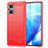 Mobigear Brushed Slim OPPO Reno 7 Lite Hülle Flexibles TPU Backcover - Rot