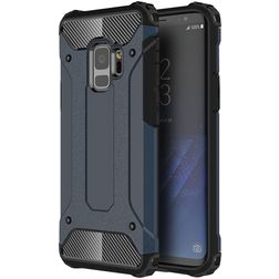 Mobigear Outdoor Samsung Galaxy S9 Hülle Hardcase Backcover Stoßfest - Marineblau