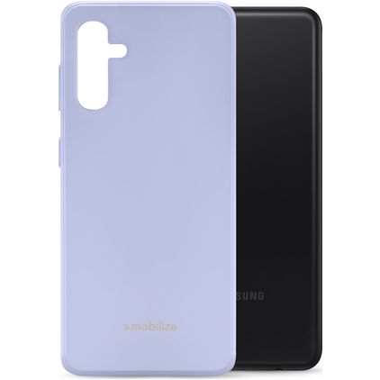 Mobilize Rubber Gelly Samsung Galaxy A04s Hülle Flexibles TPU Backcover - Pastel Purple