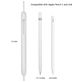 Mobigear Pencil Sleeve Apple Pencil (Gen. 2) Hülle Flexibles TPU - Weiß