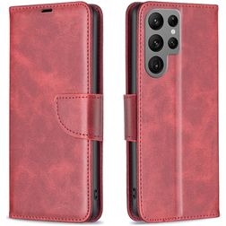 Mobigear Excellent Samsung Galaxy S25 Ultra Hülle Klapphülle Geldbörse - Rot