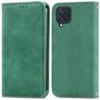 Mobigear Retro Slim Samsung Galaxy M32 4G Klapphülle Portemonnaie - Grün