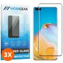 Mobigear Premium Huawei P40 Pro Panzerglas Gehärtetes Glas Displayschutz - Hüllenfreundlich - Schwarz (3er Pack)