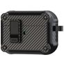 Mobigear Racing Clip Apple AirPods Pro 2 Hardcase Hülle - Schwarz