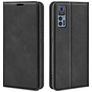 Mobigear Retro Slim TCL 30 Plus Hülle Klapphülle Geldbörse - Schwarz