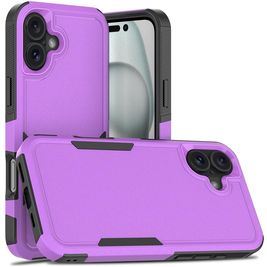 Mobigear Heavy Armor iPhone 16 Plus Hülle Hardcase Backcover Stoßfest - Lila