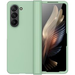 Mobigear Colors Samsung Galaxy Z Fold 5 Hülle Flexibles TPU Backcover - Minze