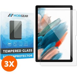 Mobigear Samsung Galaxy Tab A8 10.5 (2021) Panzerglas Gehärtetes Glas Displayschutz - Hüllenfreundlich (3er Pack)