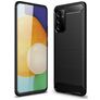 Mobigear Brushed Slim Samsung Galaxy A82 5G Hülle Flexibles TPU Backcover - Schwarz