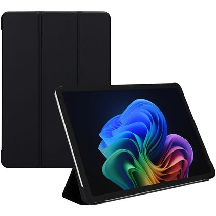 Mobiparts Tri Fold Microsoft Surface Pro 12 Zoll Hülle Klapphülle - Schwarz