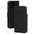 Mobiparts Wallet iPhone 16 Pro Max MagSafe Hülle Echtes Leder Klapphülle Geldbörse - Schwarz