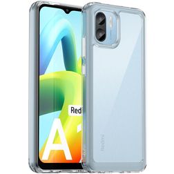 Mobigear Crystal Durchsichtig Xiaomi Redmi A1 4G Hülle Hardcase Backcover Stoßfest - Transparent