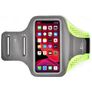 Mobigear Easy Fit Handyhalterung Joggen Samsung Galaxy A70 Sporthülle Neopren Sportarmband - Grün