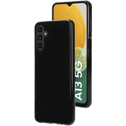 Mobiparts Classic Samsung Galaxy A04s Hülle Flexibles TPU Backcover - Schwarz