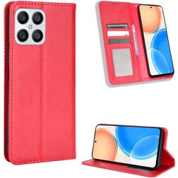Mobigear Sensation HONOR X8 Hülle Klapphülle Geldbörse - Rot