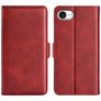 Mobigear Slim Magnet iPhone 16e Hülle Klapphülle Geldbörse - Rot