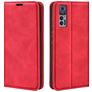 Mobigear Retro Slim TCL 30 Hülle Klapphülle Geldbörse - Rot