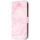 Mobigear Marble iPhone SE (2020) Hülle Klapphülle Geldbörse - Pink
