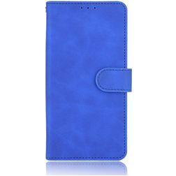 Mobigear Retro Motorola One Fusion Plus Hülle Klapphülle Geldbörse - Blau
