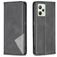 Mobigear Rhombus Slim Realme C35 Hülle Klapphülle - Schwarz