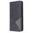 Mobigear Rhombus Slim Nokia 1.3 Hülle Klapphülle - Schwarz
