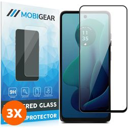 Mobigear Premium Motorola Moto G24 Power Panzerglas Gehärtetes Glas Displayschutz - Hüllenfreundlich (3er Pack)
