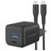 Mobilize Wall Charger Dual USB / USB-C USB-C 1.2 Meter Power Delivery 30W - Schwarz