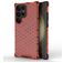 Mobigear Honeycomb Samsung Galaxy S24 Ultra Hardcase Backcover Shockproof - Rot