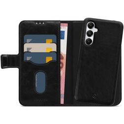 Mobilize Magnet Gelly Wallet Samsung Galaxy A05s Hülle Abnehmbare 2in1 Klapphülle Geldbörse - Schwarz