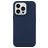 Mobigear Colors iPhone 14 Pro Hülle Flexibles TPU Backcover - Marineblau