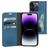 Mobiparts Classic Wallet iPhone 14 Pro Hülle Klapphülle Geldbörse - Steel Blue
