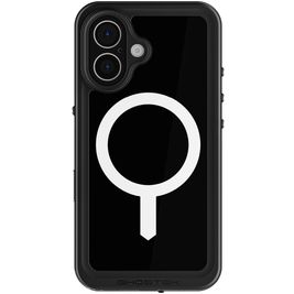 Ghostek Nautical Slim iPhone 16 Wasserdicht MagSafe Hülle Hardcase Backcover Stoßfest - Schwarz
