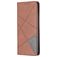 Mobigear Rhombus Slim Xiaomi Redmi Note 11T Hülle Klapphülle - Braun