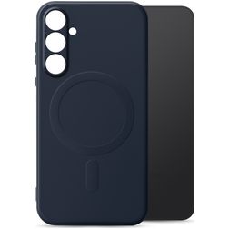 My Style Protective Flex Samsung Galaxy S25 Plus MagSafe Hülle Flexibles TPU Backcover - Marineblau