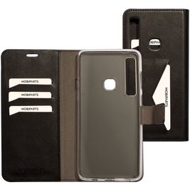 Mobiparts Classic Wallet Samsung Galaxy A9 (2018) Hülle Klapphülle Geldbörse - Schwarz