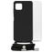 Mobilize Lanyard Gelly Samsung Galaxy A22 5G Flexibles TPU Handykette - Schwarz