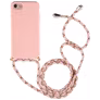 Mobigear Lanyard iPhone 8 Flexibles TPU Handykette - Pink