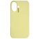 Nudient Base iPhone 16 Plus Silikon Hülle Backcover - Pale Yellow